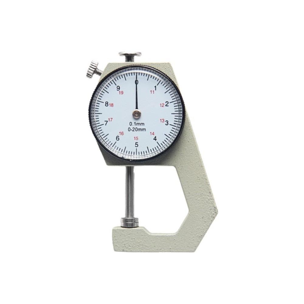 0-20mm Range Dial Thickness Gauge Flat Head Thickness Gauge For Leather Measurement