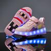 Новые туфли Runaway Shoes Четырехколесные туфли-шкивы для мальчиков и детей Обувь с колесами Обувь для катания на коньках для девочек