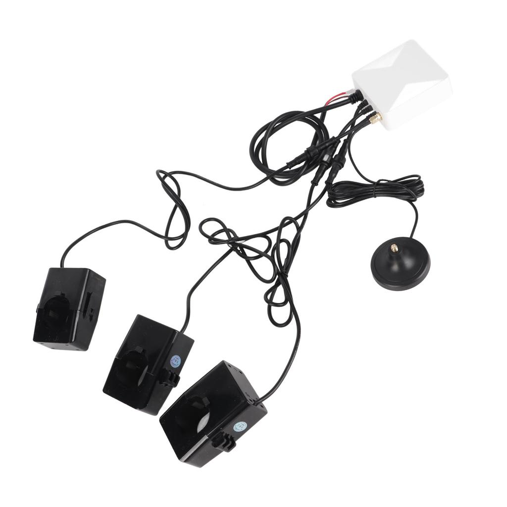 Трехфазный счетчик электроэнергии WiFi Мониторинг в реальном времени через приложение Умный монитор энергии с 3 датчиками тока 500А Уровня цепи 100-240В