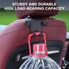 Car Seat Hook & Phone Holder - Multi-purpose ABS Headrest Storage Hook, Interior Accessories Bracket