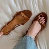 Fashion Bohemian Style Summer Women Sandals Fashion Open Toe Flats Sandal Shoes Ladies Outdoor Beach Vaction Footwear