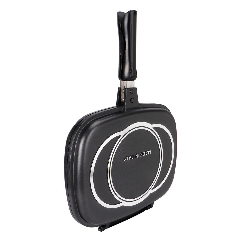 32см Двойной?Сковорода с двумя сторонами Инструмент для приготовления барбекю Посуда для дома Аксессуары для кухни на открытом воздухе