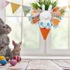 Easter Bunny Wreath Hanging Ornament Holiday Decoration Cute Centerpiece Front Door