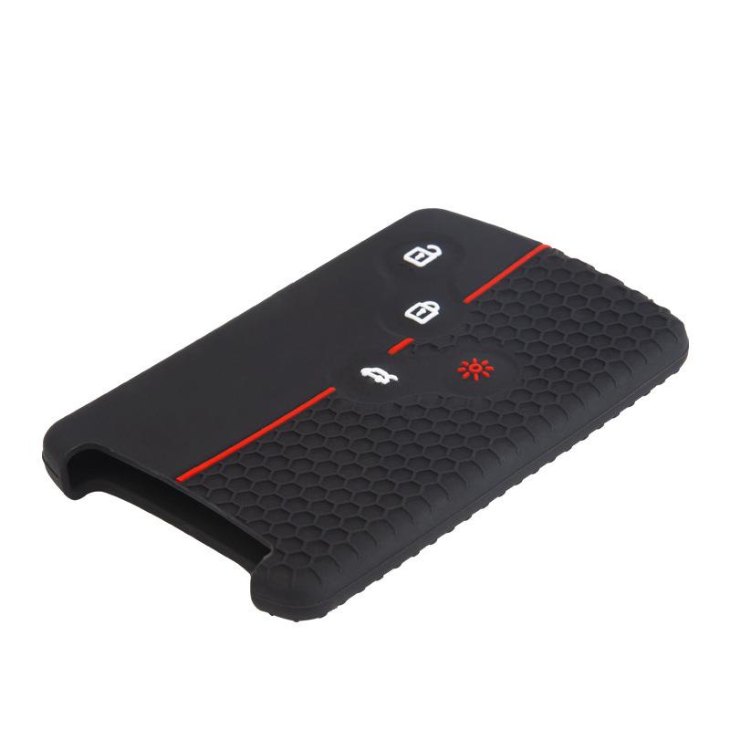 Силиконовый чехол для ключа Renault Kadjar Smart с 4 кнопками для Koleos, Duster, Captur