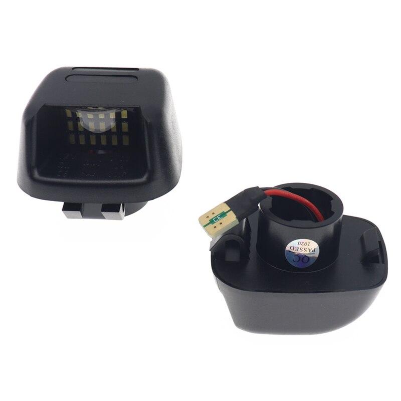 2x безошибочные светодиодные лампы для номерного знака 18 светодиодных ламп для освещения номерного знака для Navara D40 Frontier для ACMAT ALTV для Suzuki Equator