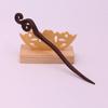 Hair Clasp Ladies Gift Wooden Vintage Ebony Accessories Guajacwood Hairpin
