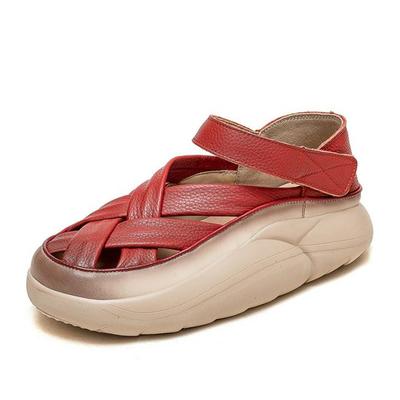 Мода 4СМ 2025 Натуральная Кожа Женская Обувь Тренд Лето Мягкие Элегантные Балетки С Перфорацией Женская Повседневная Обувь Неглубокие Балетки Сандалии