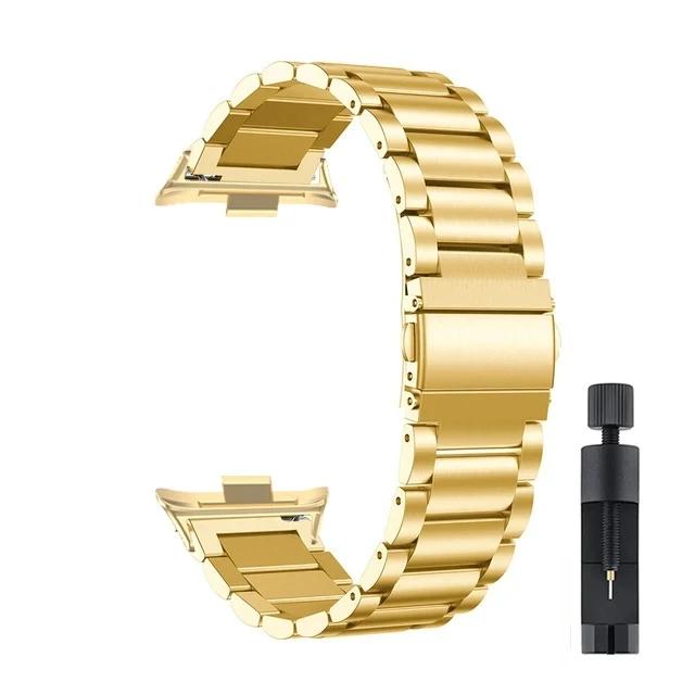 Металлический ремешок для Redmi Watch 5/Redmi Watch 4 Регулируемый браслет из нержавеющей стали для Xiaomi Mi Band 9 Pro/Mi Band 8 Pro