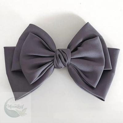 MLSTORE Серый шелковый 3-ярусный узел для волос Аксессуар для волос Аксессуар для волос