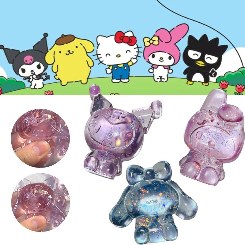 Santino Ice Cube Squeeze Toy Stress Relief Toy For Children Ages 3-6 Non-toxic Plastic Material