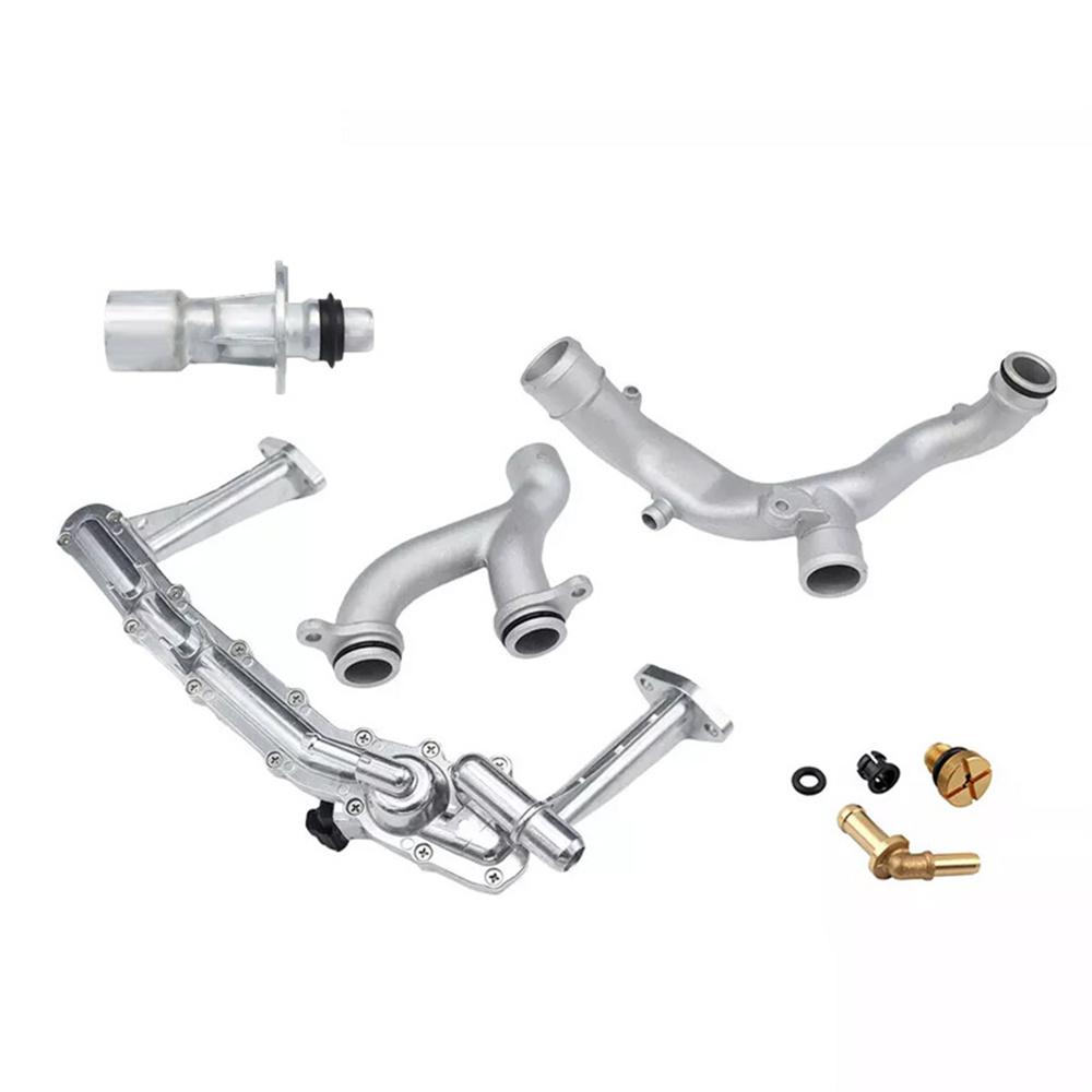 Upgraded Metal Coolant Water Pipe Kit Fit for Land Rover Jaguar XF XJ F-Type 3.0L V6 AJ126