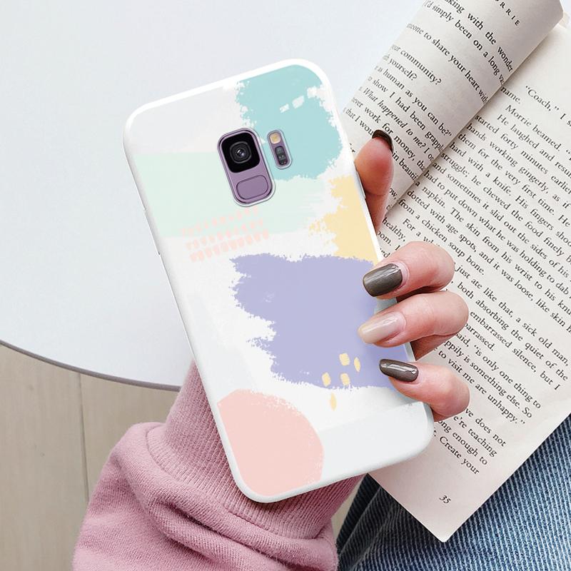 Для Samsung Galaxy S9 S 9 Plus Чехол Милые Мультяшки Сердце Кошка Мягкий Силикон Ударопрочный Чехол для Телефона Для Samsung S9 S9+ Funda Бампер