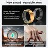 2024 Smart Ring Military Grade Titanium Steel Shell Health Heart Rate Monitor IP68 3ATM Waterproof Multi-sport Modes Ring Smart