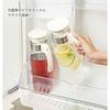 Чайник для ячменного чая HARIO Refrigerator Pot Slim N Off-White 1400 мл, сделанный в Японии, подарочный подарок RPLN-14-OW