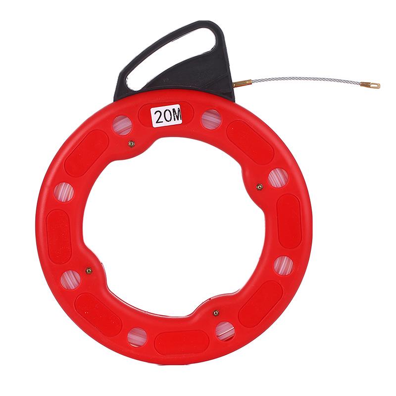 Through-Wall Wire Traction and Connection Tool with Nylon Spring