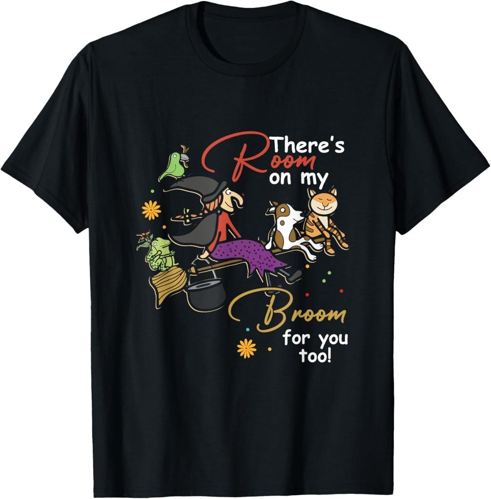 Halloween There's Room On My Broom For You Too Teacher T-Shirt