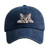 Fashion Washed Cotton Denim Baseball Caps Men Women Vintage Animal 3D Print Outdoor Sports Trucker Dad Hat Female Male Sun Hats