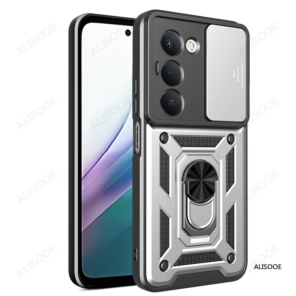 Для Redmi 15 171мм Чехол Слайд Камера Броня Кольцо-держатель Подставка Защита Чехол для телефона Capa Funda