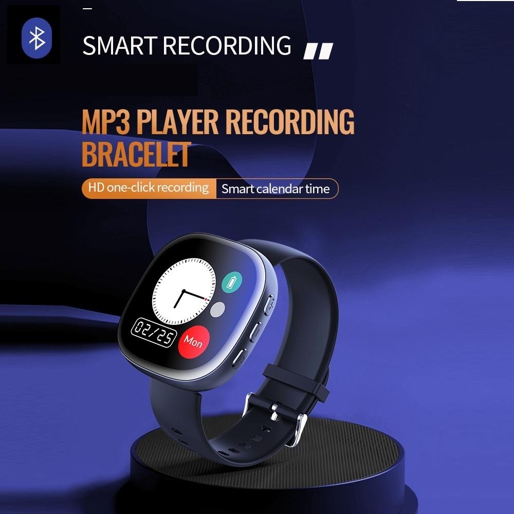 НОВЫЙ Bluetooth 5,0 MP4 с записью одной клавишей, выход на диктофон, голосовая запись, электронная книга, Mp3-музыкальный плеер, портативный видеоплеер MP4 8 ГБ/16 ГБ/32 ГБ