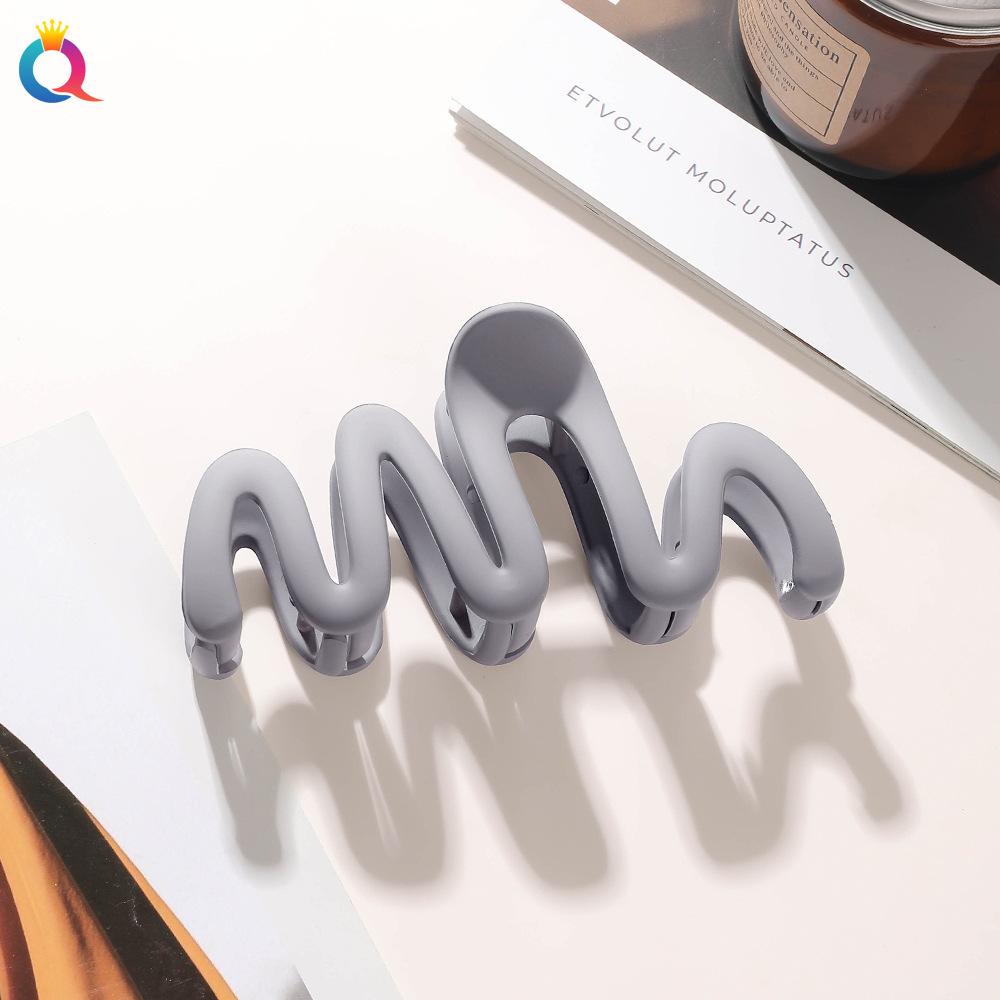 Цветная заколка для волос с волнистым кончиком Заколка для волос Заколка для волос Updo Заколка-акула Аксессуары для волос