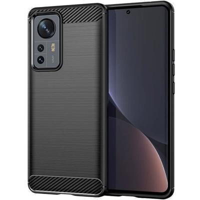 Защитный чехол - E.F.CONNECTION - Xiaomi 12 Pro - Ультратонкий - Ударопрочный - Черный