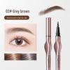 Yaqinuo Double-Headed Waterproof Brow & Eyeliner Pencil – Sweatproof, Natural, 3D, Multi-Use, Water-Based.