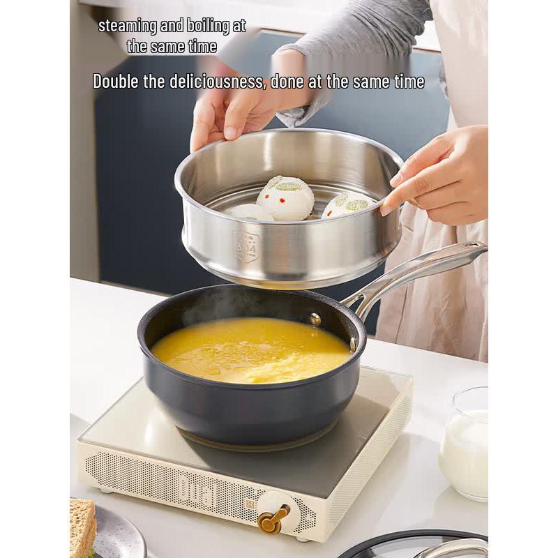 COOKER KING 20 см Непригорающая кастрюля для молока с маifan-камнем