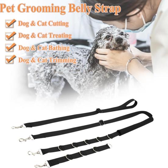 3 шт. ремни для ухода за собаками с зажимом, удлинительная петля, регулируемая конструкция, простые в использовании веревки для ухода за домашними животными для маленьких и средних собак