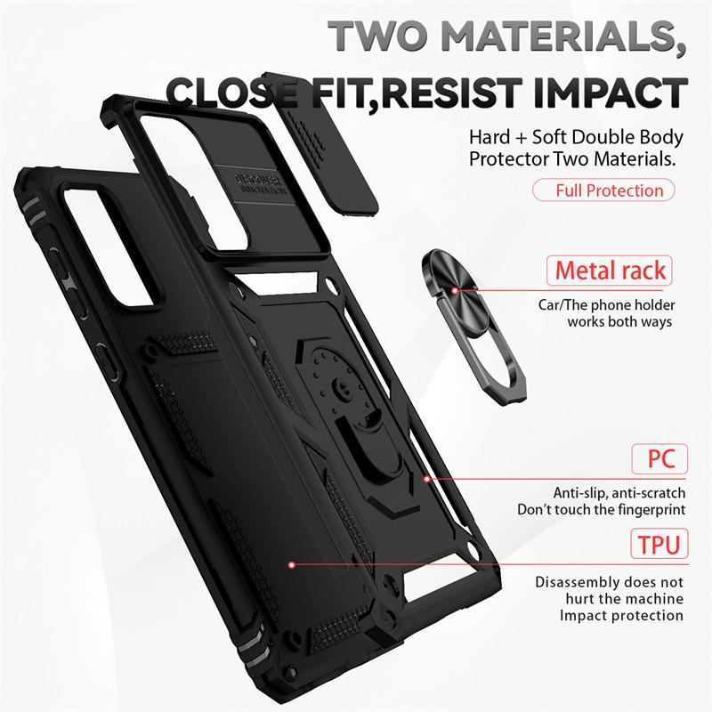 For Samsung Galaxy A13 A33 A53 5G Case Slide Lens Shockproof Armor Magnetic Phone Case For Samsung A13 4G A 13 33 53 Back Cover