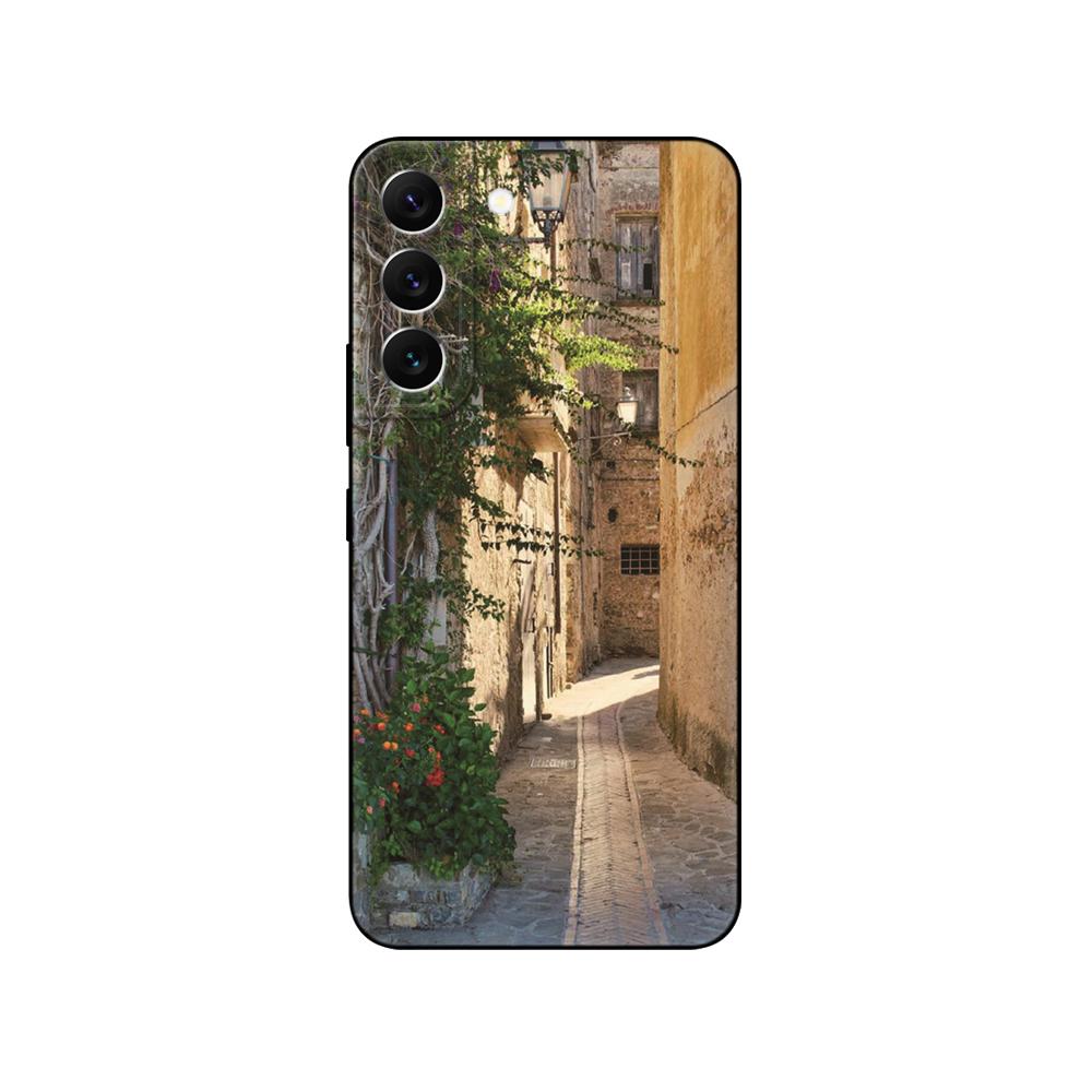 Для Samsung Galaxy S22 | С22+ | Чехол S22 Ultra 5G для Samsung S22 Plus, задняя крышка для телефона, черный чехол из ТПУ, розовый, космический автомобиль в стиле аниме