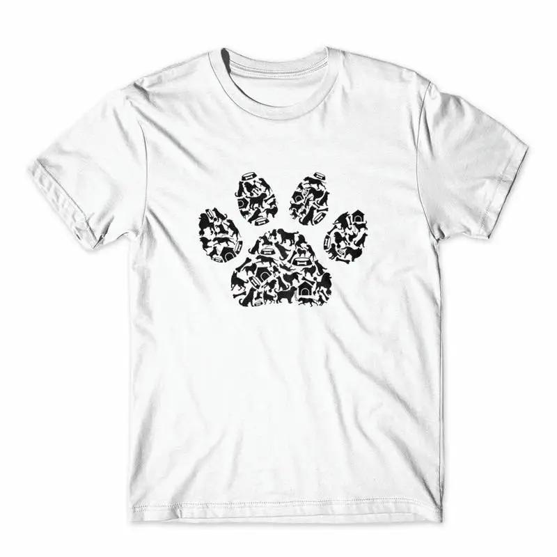 Dogs Paw Symbol T Shirt 100 Cotton Premium NEW