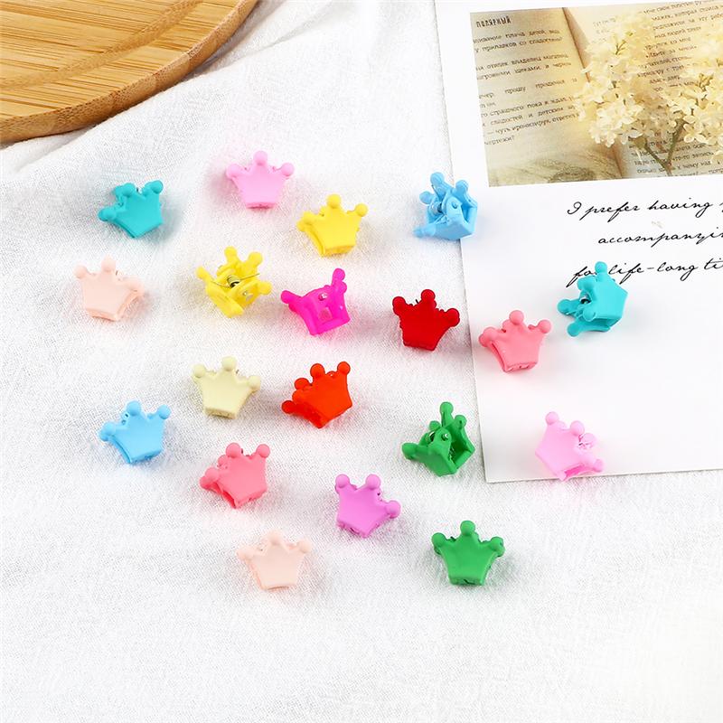 50/100PCS/Set Mini Girls Hair Claws Flower Crown Star Hairpins Cute Hair Clips For Baby Children Claw Hair Accessories Barrettes