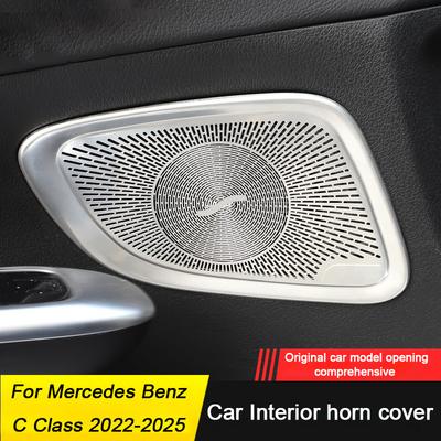 Для Mercedes Benz C-Class W206   2024 2025, Накладки на динамики автомобиля, Крышка твитера, Аудио в дверях, Стойка A, Автоаксессуары