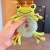 Plush Hair Tie Cute Frog Hair Scrunchies Hair Styling Tool For Women Girl Kids