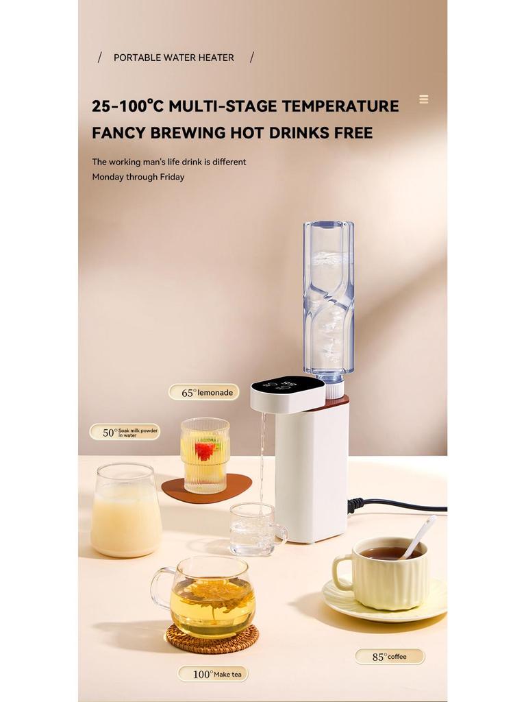 Компактный дорожный чайник: Диспенсер для мгновенного нагрева горячей воды для деловых поездок