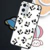 Cartoon Panda For Realme GT6 GT7 Pro 15 10 11 12 13 14 Pro Plus C71 C75 C65 C55 C63 C61 C53 C67 C35 Case