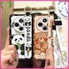 Wristband Back Cover Phone Case For Redmi A4 5G Shockproof Protective Waterproof Soft case Kickstand Anti-knock Cute