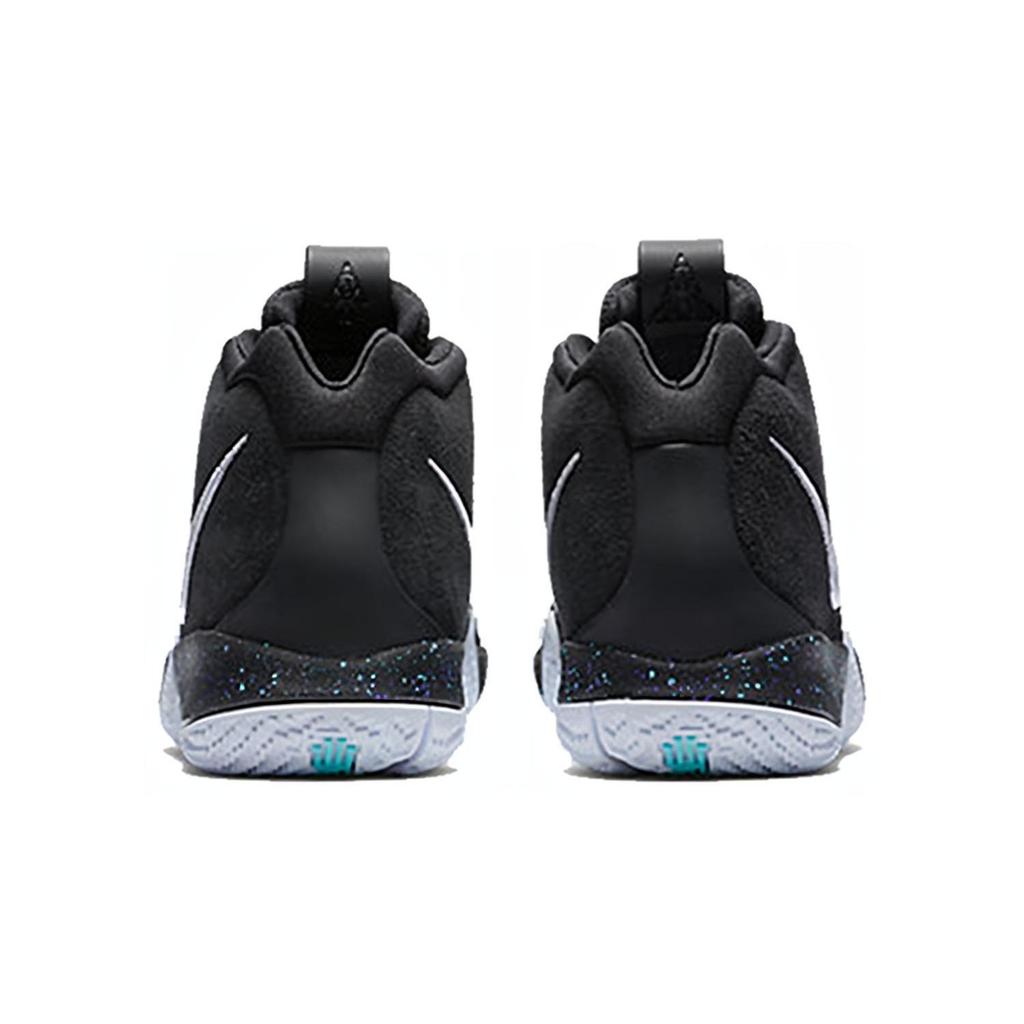 Nike Kyrie 4 Kyrie 4 Высокие Детские Баскетбольные Кроссовки Черно-Белые AA2897-002