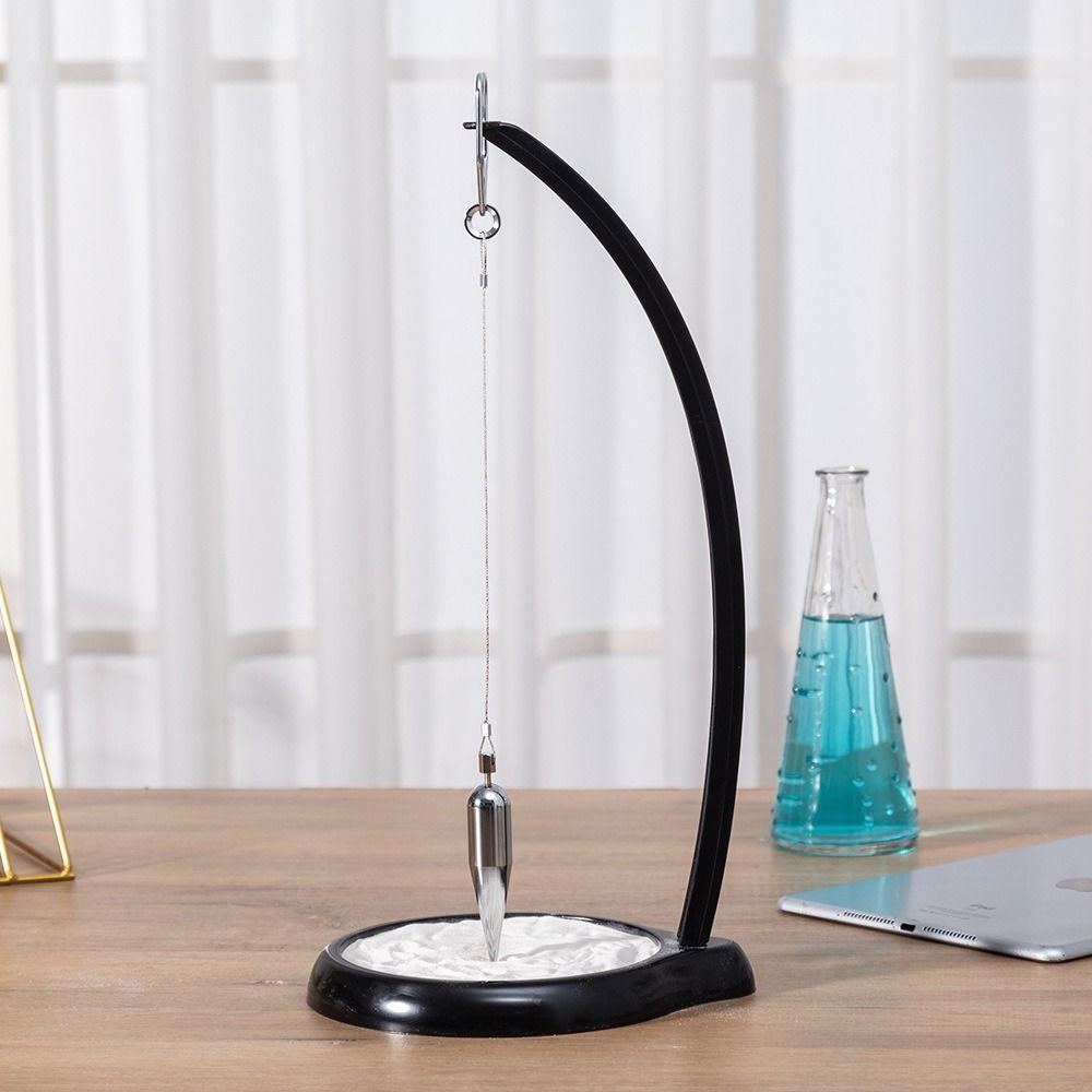 Ручная работа Песочные часы маятник гравитационный песок подарок игрушки сбалансированные гравитационные песочные украшения черный песок стол для рисования украшение спальня