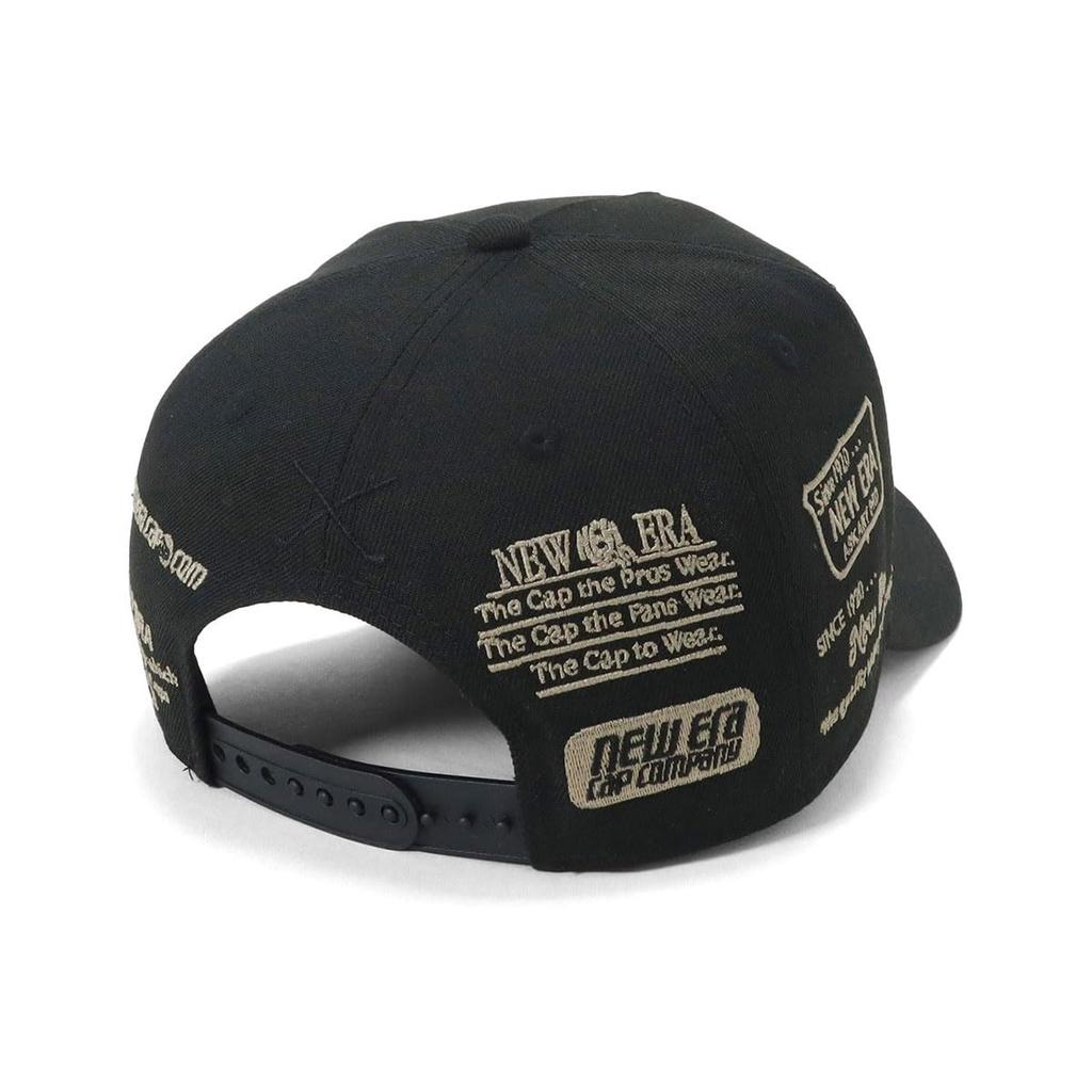 [New Era] Кепка для гольфа New Era 9FORTY A-Frame 14700183 NER36G9673 Черный FREE Логотип из архива Классическая NE Эксклюзив ONSPOTZ Мужская Женская Шляпа 9FORTY A-Frame