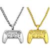 2pcs Game Controller Pendant Cool Style Hip Hop Chain Necklace for Men and Women