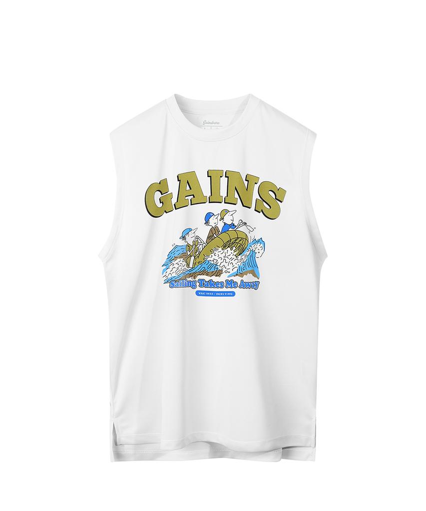 GAINSBORO Coolmore Boat Brothers Sleeveless_White
