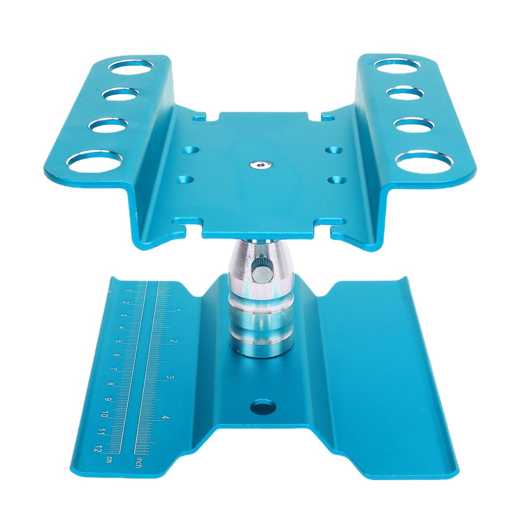 RC Car Work Stand for 1 10 1 8 360 Degree Rotatable Maintenance Workstation Repair Table Blue