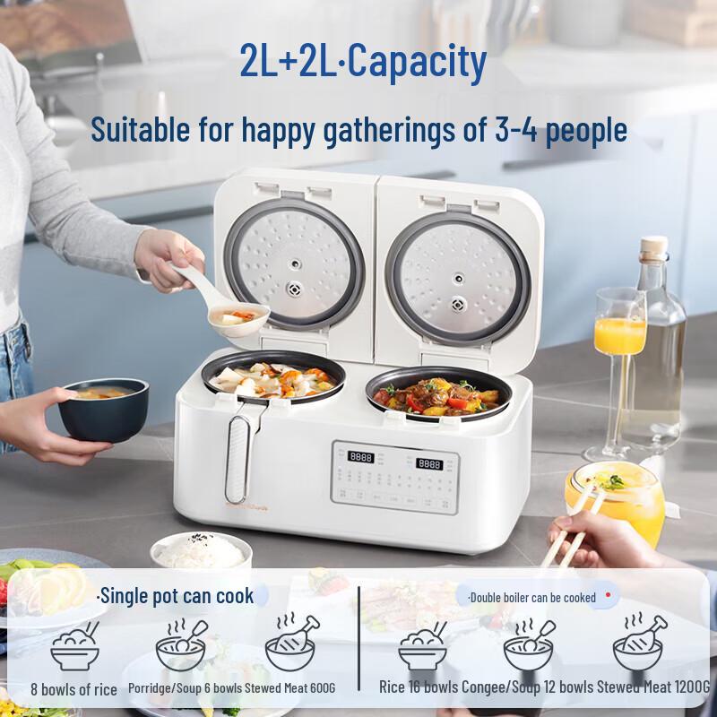 Мультиварка Morphy Richards с двумя чашами для приготовления риса с пониженным содержанием сахара MR8501