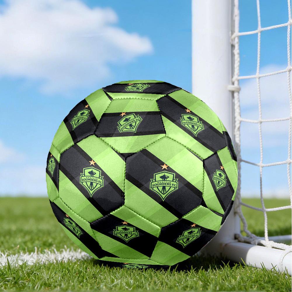 Fc Crest Design Printed Size 5 Soccer Balls, High-Quality, Anti-Slip, Protective Football, A Unique Gift , Birthdays, Christmas Gifts