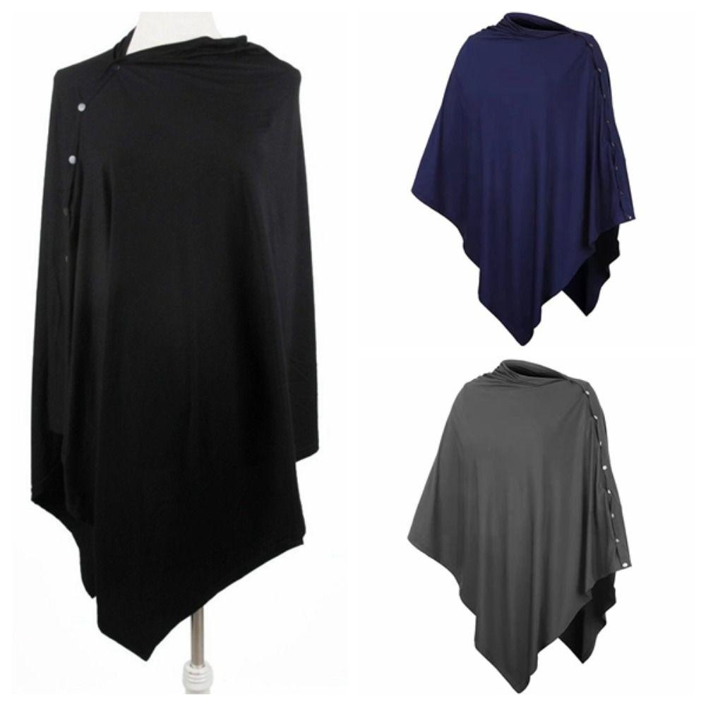 Comfortable Nursing Scarf Button Breastfeeding Blanket Practical Mother's Nursing Towel Baby Wrap