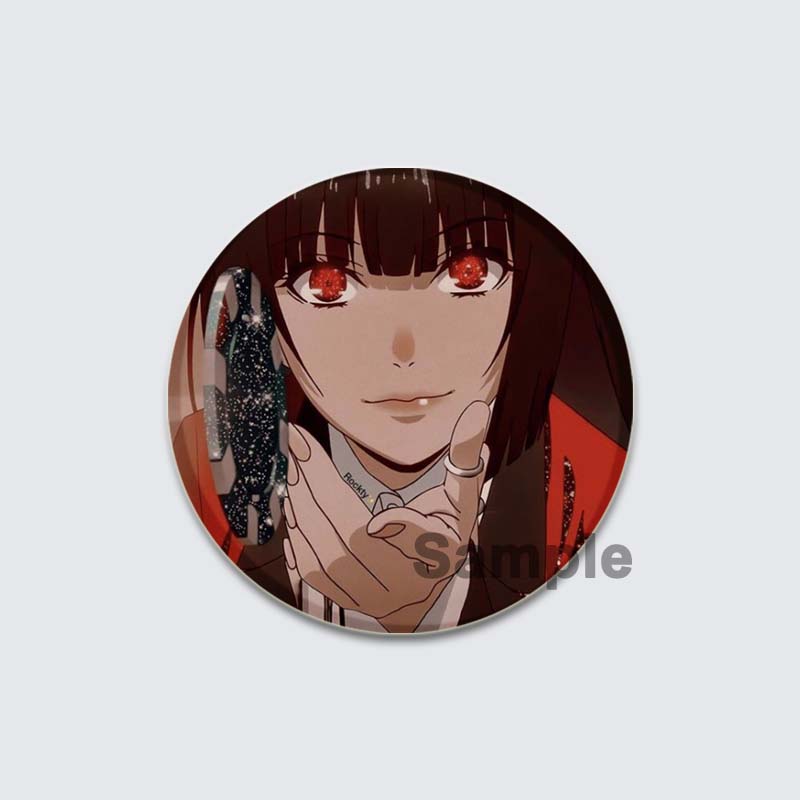 32/44/58 мм аниме Kakegurui Брошь ручной работы булавка мультяшная фигурка Юмэко Джабами значок мультяшный косплей значок для рюкзака Декор ювелирные изделия подарки
