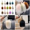 Animal Tail Keychain Plush Key Rings Cosplay Furs Toy Car Charm Practical Pendant Jewelry for Handbags and Backpacks