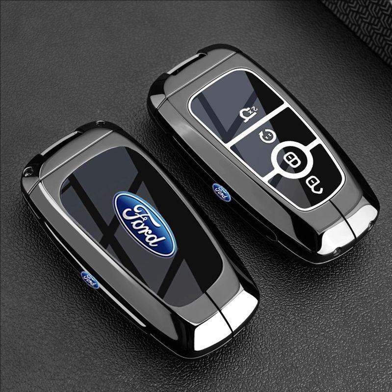 Чехол для ключа Ford для Edge, Explorer, Нового Mondeo, EVOS, Fiesta - Корпус-защелка для автомобиля