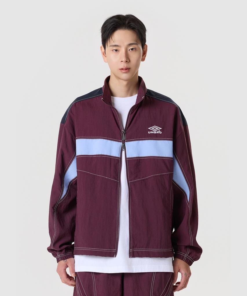Мужская ветровка Umbro Crispy Taslan с длинным рукавом, цвет бордовый, Ur224Cjk59 (Тип B)